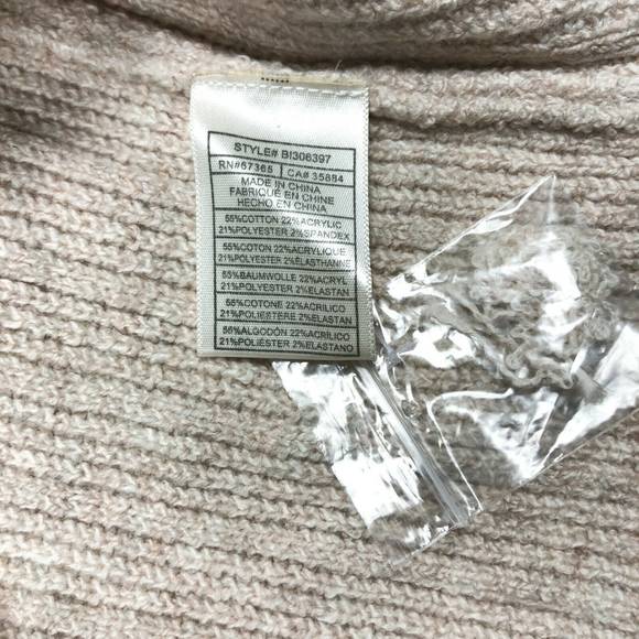 BB Dakota Underneath it all Sweater Sand Sz M NWT - Picture 8 of 8
